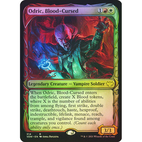 Odric, Blood-Cursed (Showcase) - Innistrad: Crimson Vow Variants Foil (ingles)