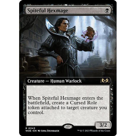 Spiteful Hexmage - Wilds of Eldraine Variants (Extended Art)