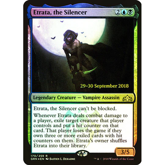 Etrata, the Silencer - Promotional (Prerelease Foil) (español)