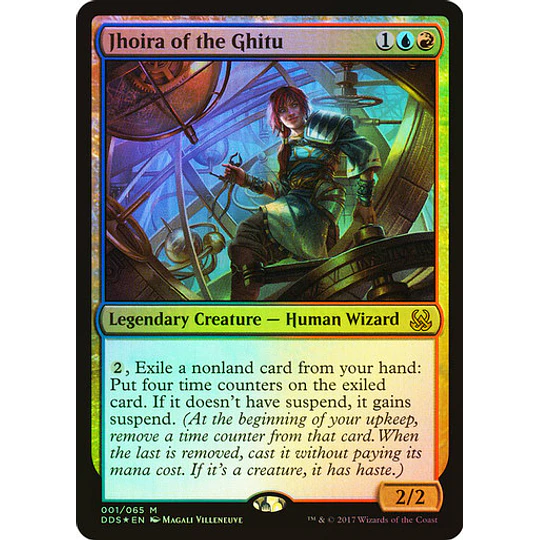 Jhoira of the Ghitu (Foil) - Duel Decks: Mind Vs. Might (inglés)