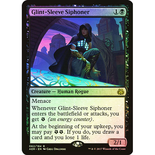 Glint-Sleeve Siphoner - Aether Revolt Foil (español)