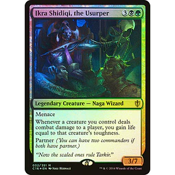 Ikra Shidiqi, the Usurper (Foil) - Commander 2016 (español)