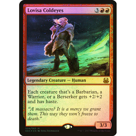 Lovisa Coldeyes (Foil) - Duel Decks: Mind Vs. Might (inglés)