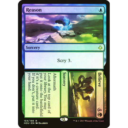 Reason // Believe - Hour of Devastation Foil (inglés)