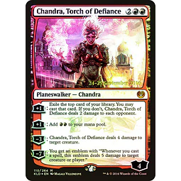 Chandra, Torch of Defiance (Prerelease Foil) - Promotional (español)