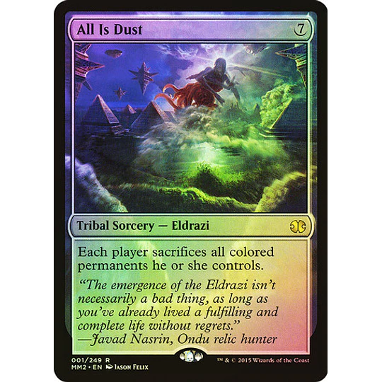 All Is Dust - Modern Masters 2015 Foil (inglés)