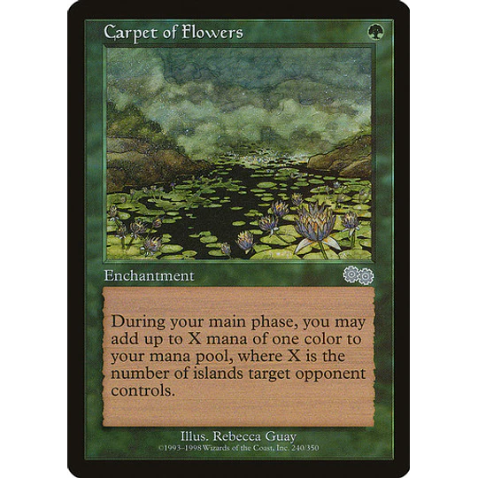 Carpet of Flowers - Urza's Saga (inglés)