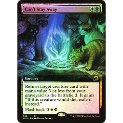 Can't Stay Away (Extended Art) - Innistrad: Midnight Hunt Variants Foil (inglés)