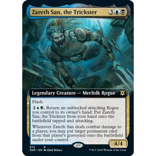 Zareth San, the Trickster (Extended Art) - Zendikar Rising Variants (inglés)