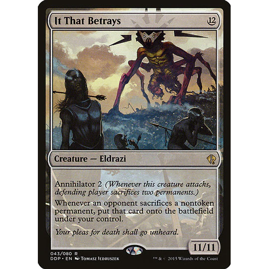 It That Betrays - Duel Decks: Zendikar Vs. Eldrazi (inglés)
