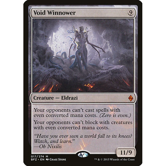 Void Winnower - Battle for Zendikar (inglés)
