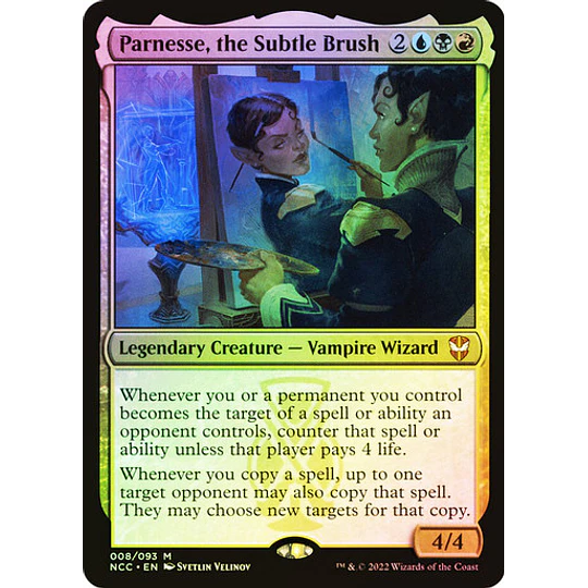Parnesse, the Subtle Brush - Streets of New Capenna Commander Decks Foil (ingles)