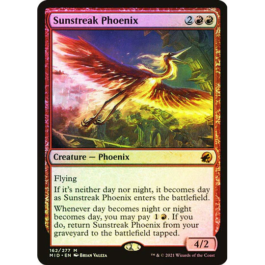 Sunstreak Phoenix - Innistrad: Midnight Hunt Foil (inglés)