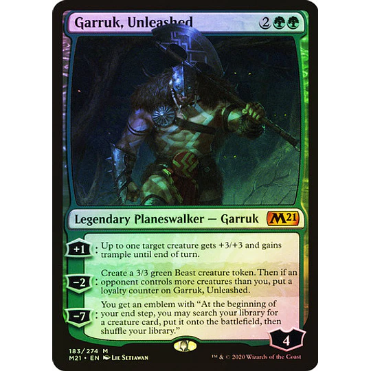 Garruk, Unleashed - Core Set 2021 Foil (inglés)