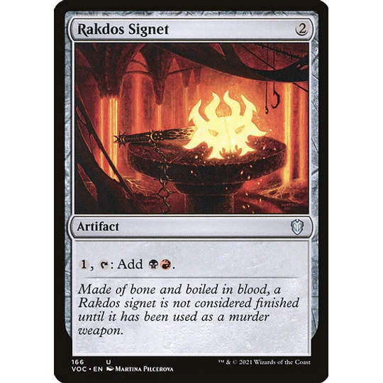 Rakdos Signet - Innistrad: Crimson Vow Commander Decks (inglés)