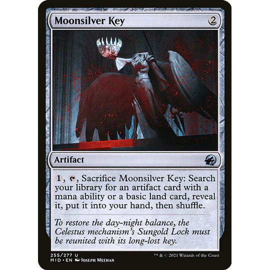 Moonsilver Key - Innistrad: Midnight Hunt (inglés)