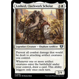Losheel, Clockwork Scholar - Commander Masters (inglés)