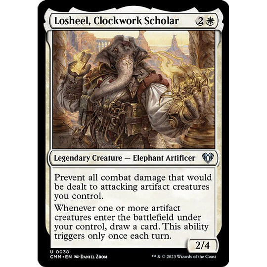 Losheel, Clockwork Scholar - Commander Masters (inglés)
