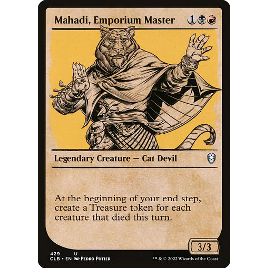 Mahadi, Emporium Master (Showcase) - Commander Legends: Battle for Baldur's Gate Variants (inglés)