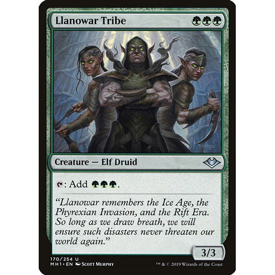 Llanowar Tribe - Modern Horizons (inglés)