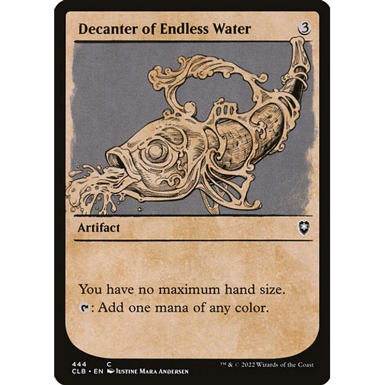 Decanter of Endless Water (Showcase) - Commander Legends: Battle for Baldur's Gate Variants (inglés)