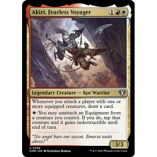 Akiri, Fearless Voyager - Commander Masters (inglés)