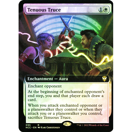 Tenuous Truce (Extended Art) - Streets of New Capenna Commander Decks Variants Foil (inglés)