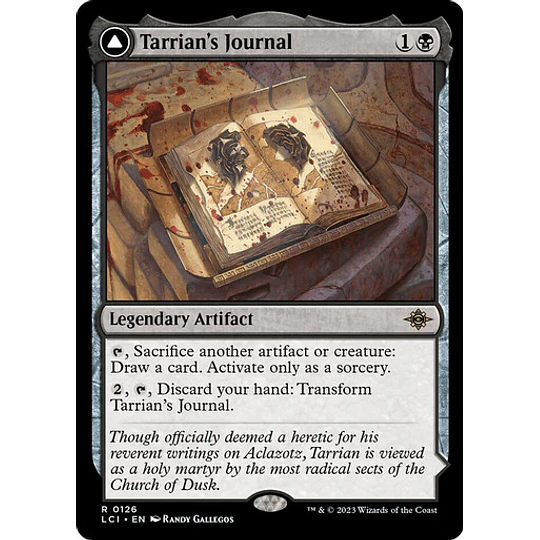 Tarrian's Journal - The Lost Caverns of Ixalan (inglés)