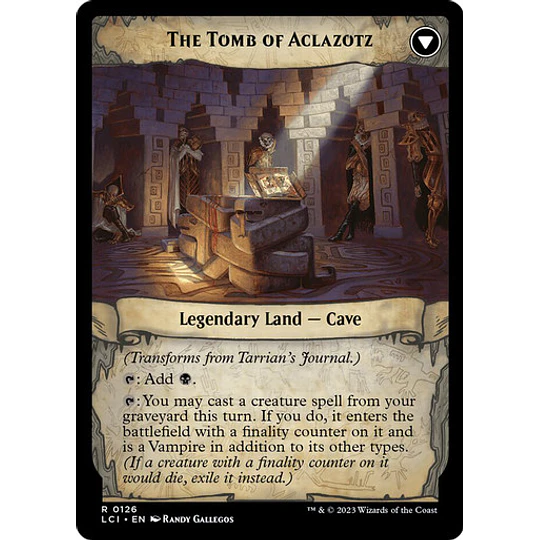 Tarrian's Journal - The Lost Caverns of Ixalan (inglés)