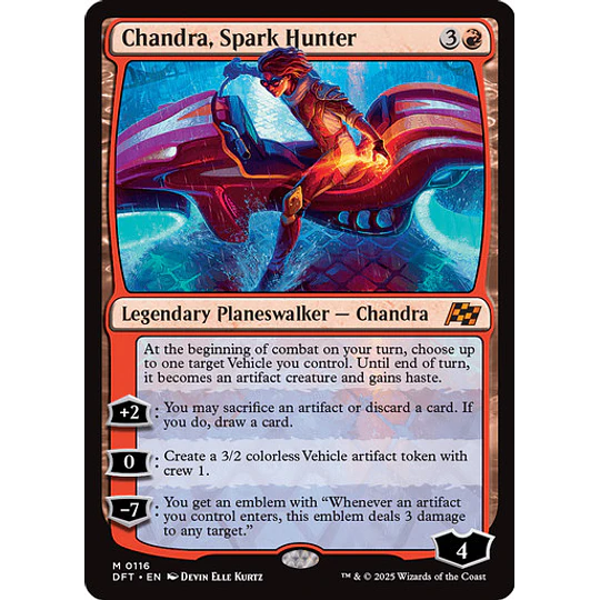 Chandra, Spark Hunter - Aetherdrift (inglés)