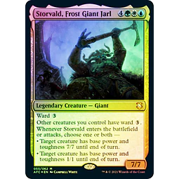 Storvald, Frost Giant Jarl (Foil) - Adventures in the Forgotten Realms Commander Decks (inglés)