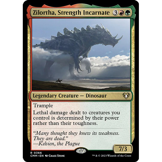 Zilortha, Strength Incarnate - Commander Masters (inglés)