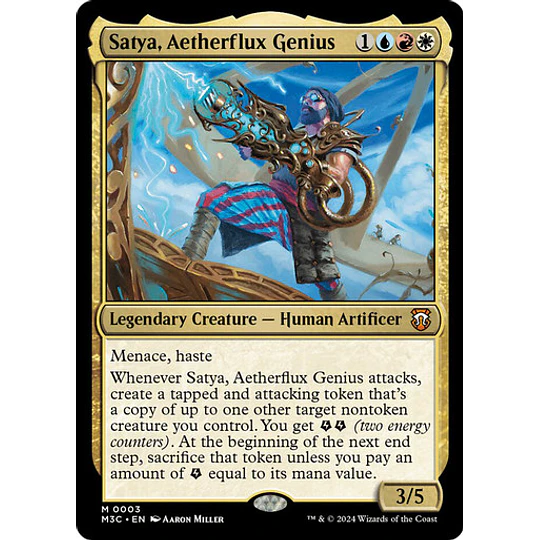 Satya, Aetherflux Genius - Modern Horizons 3 Commander Decks (inglés)