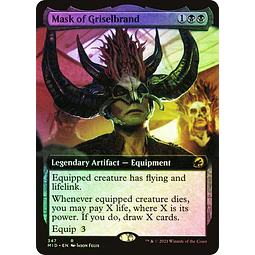 Mask of Griselbrand (Extended Art) - Innistrad: Midnight Hunt Variants Foil (inglés)
