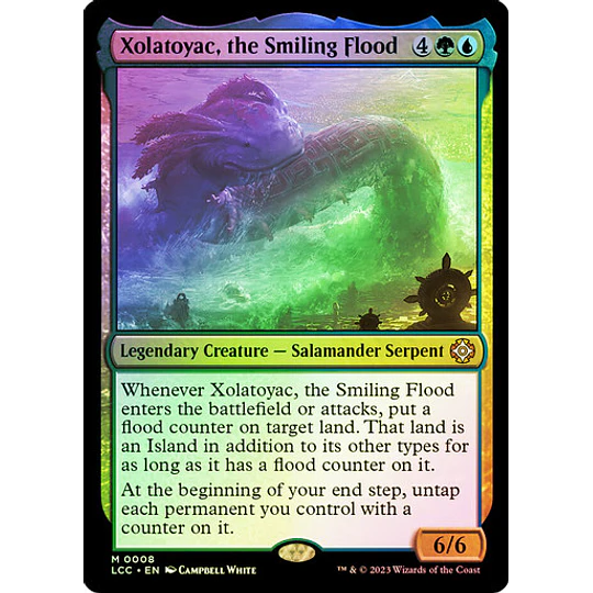 Xolatoyac, the Smiling Flood - The Lost Caverns of Ixalan Commander Decks Foil (inglés)