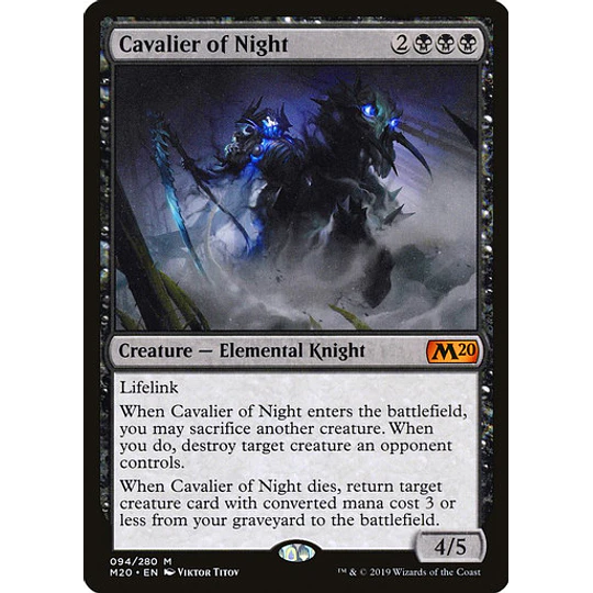 Cavalier of Night - Core Set 2020 (español)