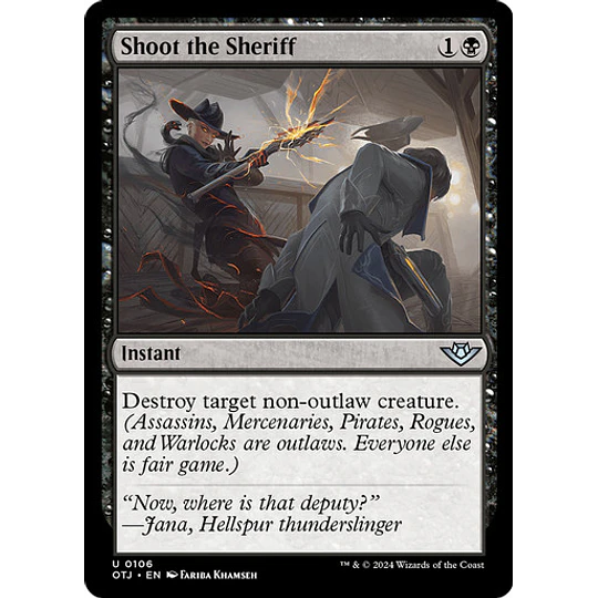 Shoot the Sheriff - Outlaws of Thunder Junction (inglés)