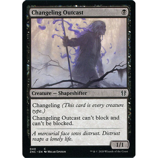 Changeling Outcast - Zendikar Rising Commander Decks (español)
