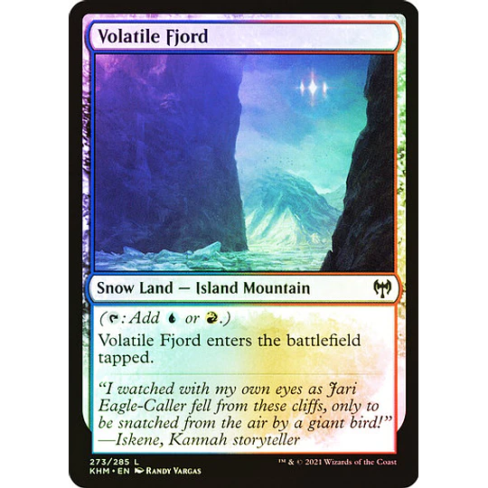 Volatile Fjord - Kaldheim Foil (inglés)