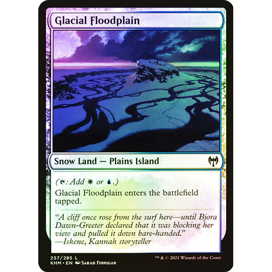Glacial Floodplain - Kaldheim Foil (inglés)
