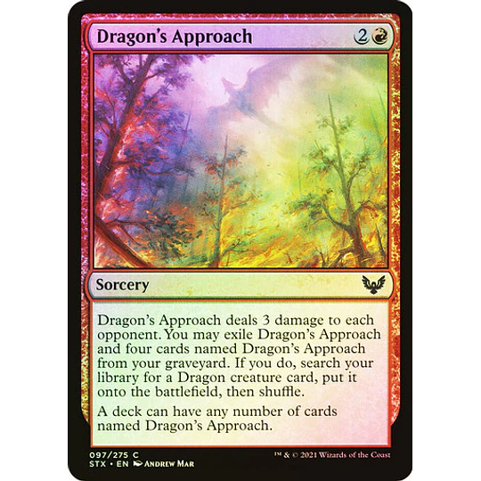 Dragon's Approach - Strixhaven: School of Mages Foil (inglés)