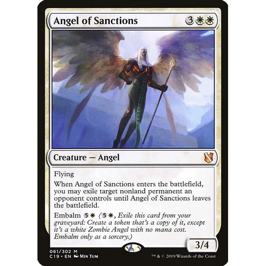 Angel of Sanctions - Commander 2019 (inglés)