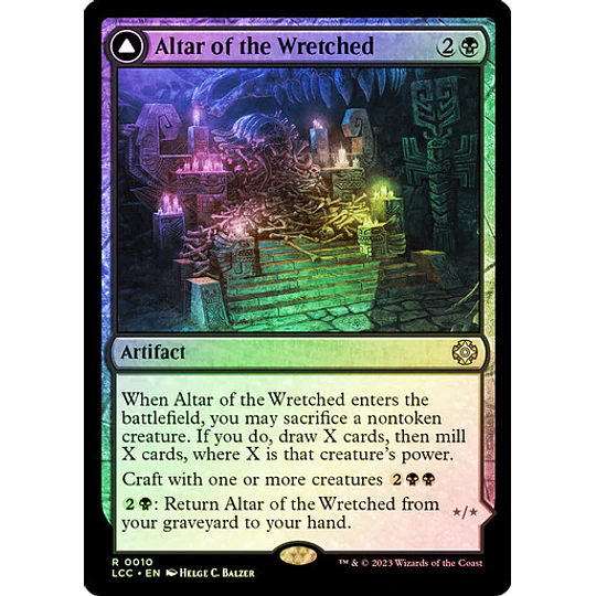 Altar of the Wretched - The Lost Caverns of Ixalan Commander Decks Foil (inglés)