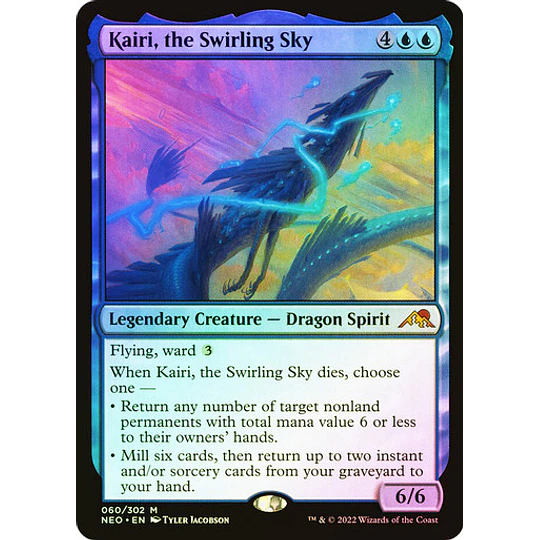 Kairi, the Swirling Sky - Kamigawa: Neon Dynasty Foil (inglés)
