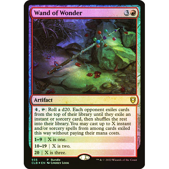 Wand of Wonder (Bundle Foil) - Promotional (inglés)
