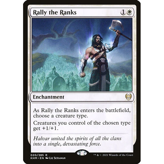 Rally the Ranks - Kaldheim (inglés)