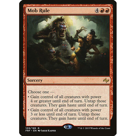 Mob Rule - Fate Reforged (inglés)