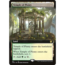 Temple of Plenty (Extended Art) - Theros Beyond Death Variants (inglés)