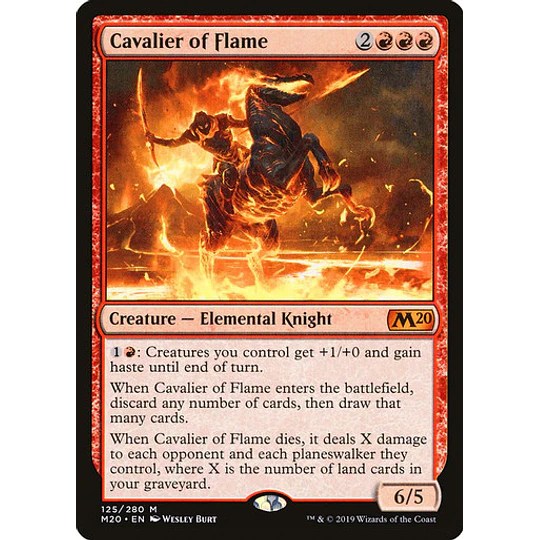 Cavalier of Flame - Core Set 2020 (inglés)