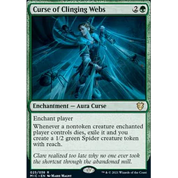Curse of Clinging Webs - Innistrad: Midnight Hunt Commander Decks (inglés)